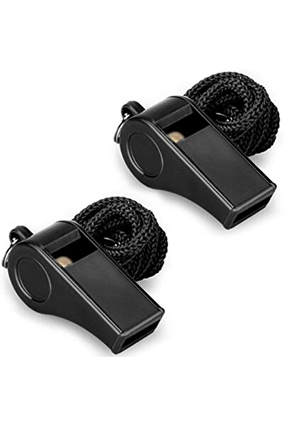 GENERAL Whistle, 2 Packs Plastic Sports Whistles with Lanyard, Loud Crisp Sou...