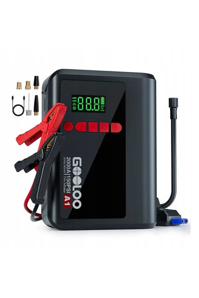 NO BRAND Demaror compresor auto GOOLOO A1 2000A 150PSI [Certificat]