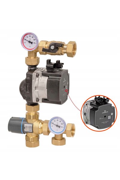Afriso GRUP DE POMPE DE AMESTEC PENTRU DISTRIBUTORUL BTU501 GRUNDFOS UMP3