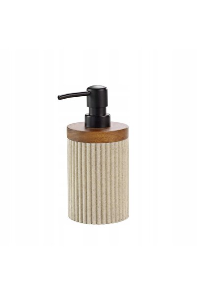 Douceur D'INTERIEUR Dozator de săpun lichid din plastic, bej, pentru baie