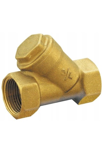 FERRO Filtru de apă din alamă 3 țoli, plasă oblică 177