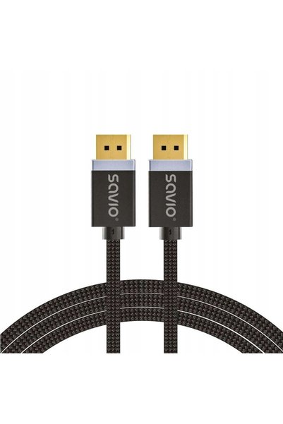 Savio Cablu DisplayPort 2m Negru 4K UHD