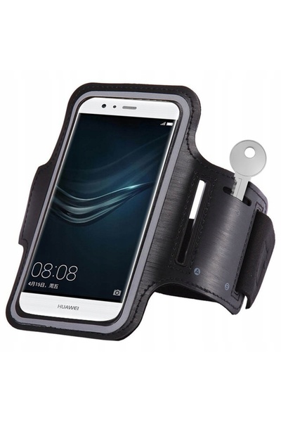 NO BRAND Brățară sport HURTEL pentru alergare, pentru telefon de 6 inci, neag...