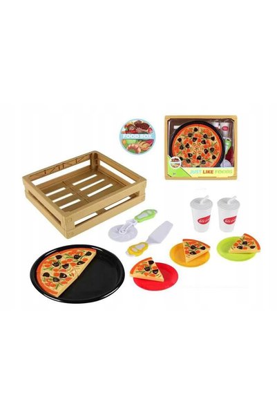 MADEJ SET DE PIZZĂ ÎN CUTIE CU ACCESORII JUCĂRIE