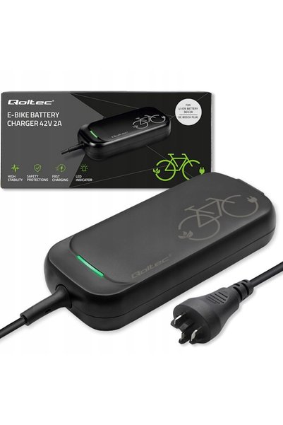 Qoltec Încărcător pentru bicicletă electrică Bosch 36V 42V 2A