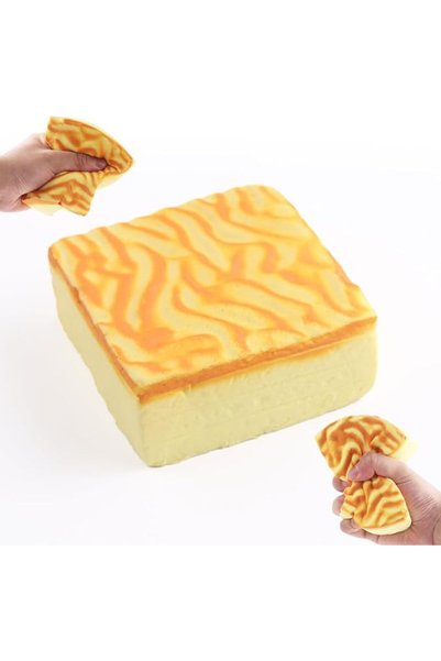 TERRIFI Tiger Bread Squishy Toy, Slow Rising Scented Food Toys for Kids and A...