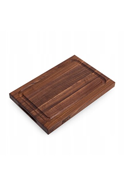 NO BRAND Tocător Boos Block AuJus 51x38 cm culoare nucă, canelură pentru suc