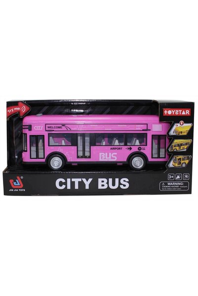 Ramiz Autobuz roz cu funcție de sunet și lumină