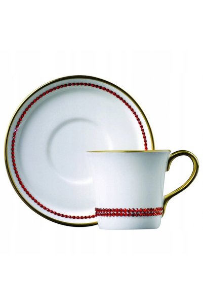 NO BRAND Ceașcă de espresso cu cristale Swarovski (Hiacinth)