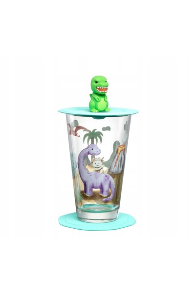 LEONARDO Set 3 piese pentru băut, pentru copii, cu dinozauri