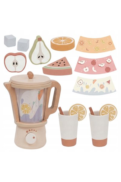 Tooky Toy Blender de bucătărie cu accesorii - 18 piese