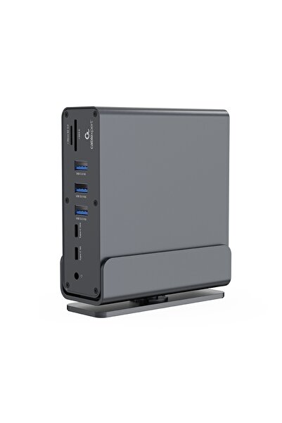 Gembird Adaptor 15w1 USB Type-C Multi-port cu HDMI, DisplayPort, GigaLAN