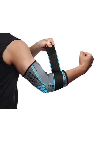 Generic Elbow Brace, Tennis Elbow Support Brace with Compression Strap for Me...