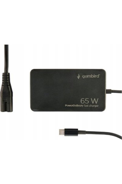 Gembird Încărcător Universal NPA-AC-PDQC65-01 65W USB-C Power Delivery