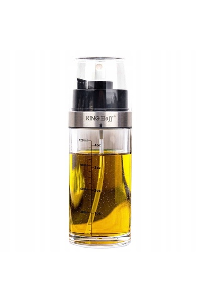 Kinghoff Atomizor dozator spray pentru ulei de măsline și oțet 2 în 1, 150ml