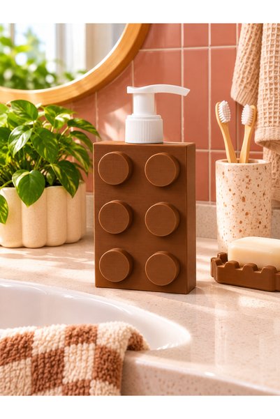 Maflen Modern Blok Tasarımlı Dekoratif Sabunluk
