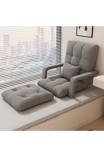 Generic Floor Sofa with Back Support and Armrest, 5 Reclining Poistion Adjust...