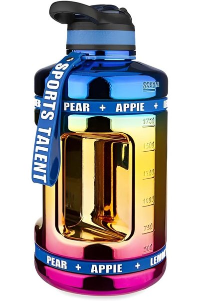 Generic Half Gallon Water Bottle 73oz BPA Free Leak Proof Sport Outdoor with ...