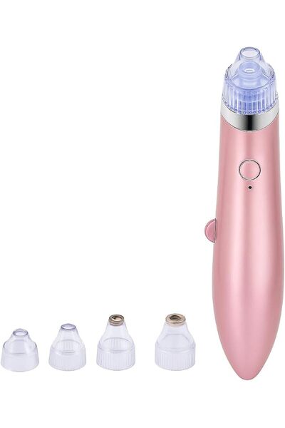 fitto USB Rechargeable Facial Pore Cleaner – Blackhead Remover Vacuum for Dee...