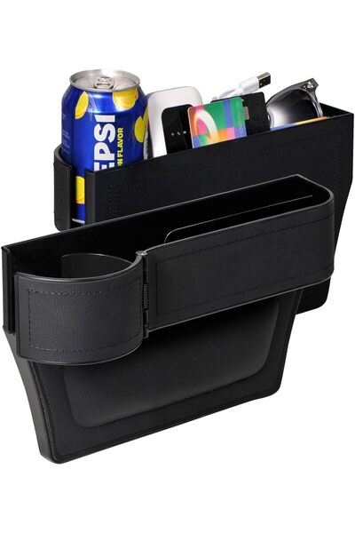 AZONEE Car Seat Gap Filler Organizer, 2 Pack Multifunctional Car Seat Organiz...
