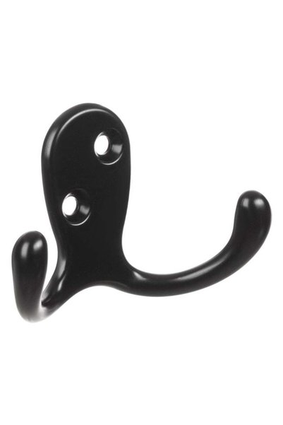 SHOPIENS Cuier metalic negru cu suruburi Shopiens®