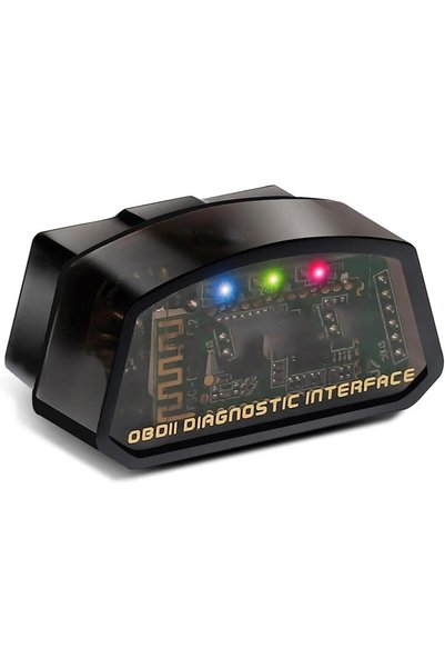 Generic جهاز فحص OBD2 بتقنية بلوتوث 4.0 (BLE) لأجهزة iOS iPhone و Android، قا...