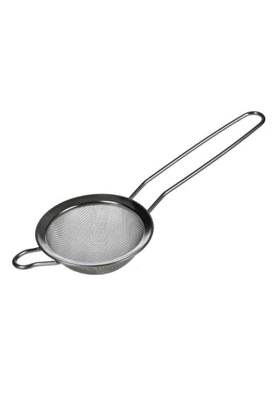 SHOPIENS Strecuratoare 21 cm mini din otel inoxidabil cu maner metalic Shopiens®