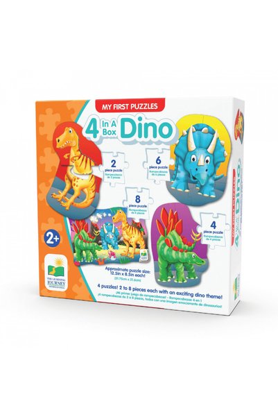 The Learning Journey Set Primele Mele 4 Puzzle-Uri Dinozauri