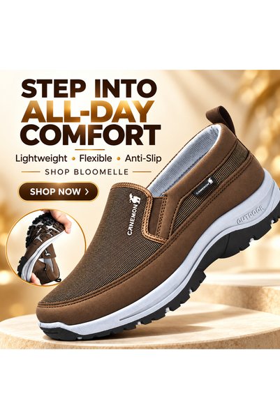 NO BRAND Men's Nonslip Slip on Walking Shoes Casual Mesh Sports Shoes Soft-so...