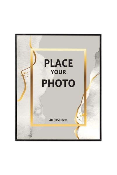 SHOPIENS Rama poze decorativa neagra din plastic 40x50 cm Shopiens®
