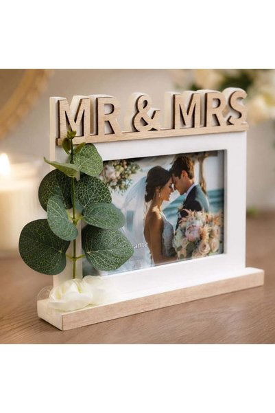 SHOPIENS Rama foto decorativa mrsimrs cu suport de masa 15.5x10.5 cm Shopiens®