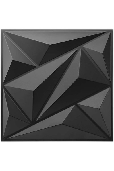 Generic 10Pcs Decorative 3D Wall Panels in Diamond Design, 3D Wall Panel Diam...