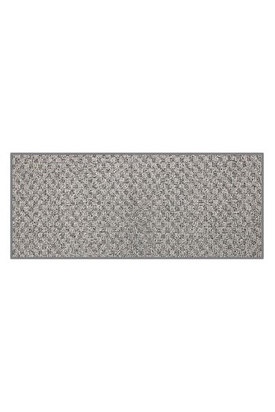 SHOPIENS Covor traversa gri cu model 130x80 cm din material sintetic pp Shopi...