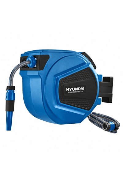 Hyundai 5863 Otomatik Hortum Makarası ve Hortumu 1/2 İnç 30 Metre Bahçe Sulam...