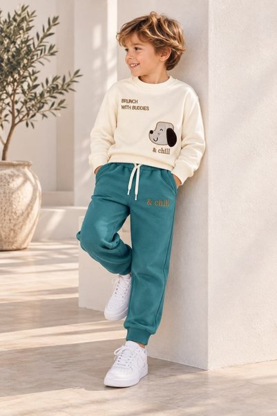 Patriko Boys' 3-Ply Shardoon Sweatshirt Tracksuit Set (Top and Bottom) Ages 3-10