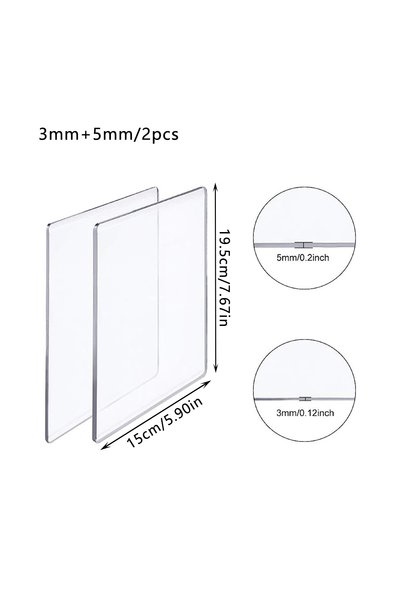 Choice 3mmx5mmdianban 7.67x5.9inch Standard Cutting Pads Plastic Cutting Plat...