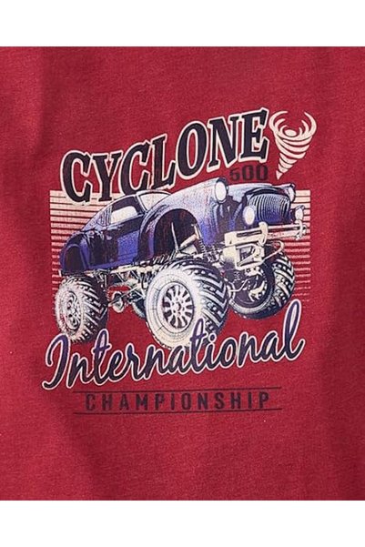 The Children's Place تيشيرتات جرافيكية للأولاد من F CYCLONE TRUCK SS