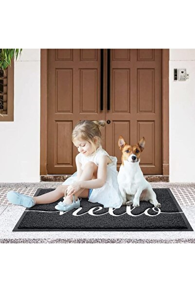 BokSung Door Mat Welcome Mats Home Non-Slip Doormat for Entryway Low-Profile Floor Mat for Yard, Garage, Hig