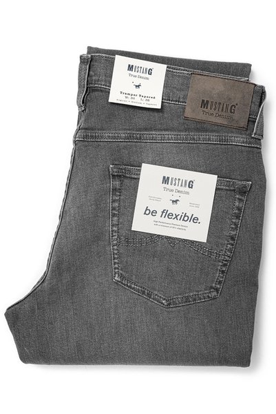 Mustang Blugi Barbati Tramper Tapered Skinny fit Talie Medie 5 Buzunare Gri