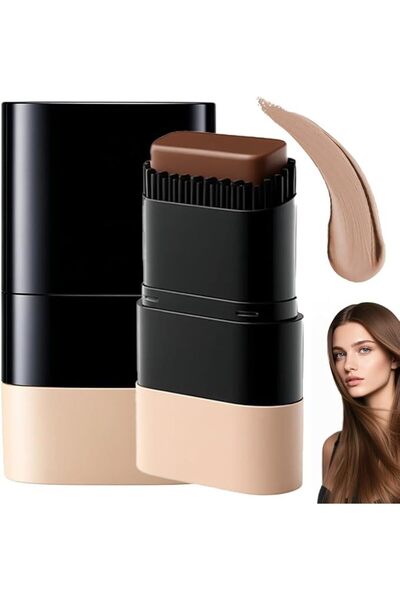 SWIUKPHE 2-in-1 Waterproof, Sweat-Proof Hair Color Stick & Comb - Instant Roo...
