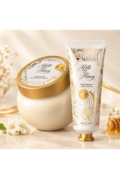 Oriflame Milk & Honey Gold Besleyici El ve Vücut Kremi