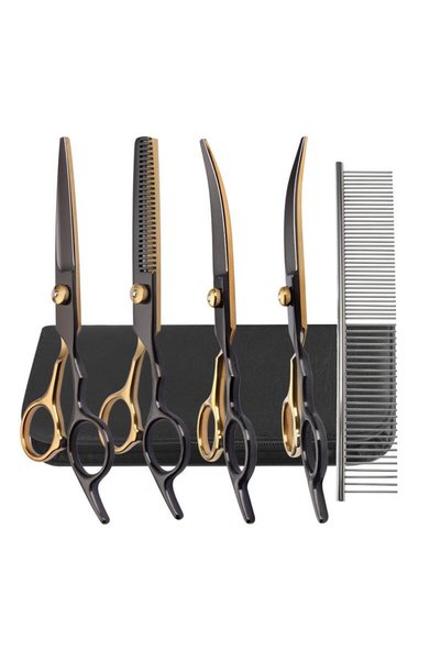 Choice Set 6.5 Inch Pet Grooming Scissors Kit Cat Hair Thinning Shear Pet Sci...