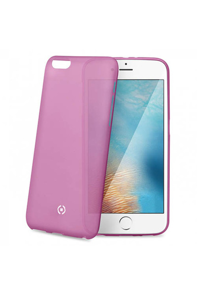 Celly Λεπτή Ματ Θήκη Σιλικόνης για iPhone 7 Plus / 8 Plus, Ροζ (FROST801PK)