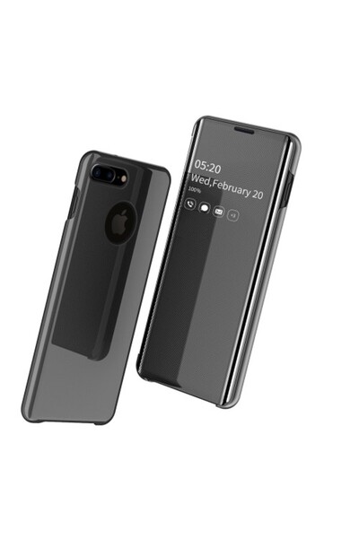 OEM Θήκη Book View Window με Όψη Καθρέφτη και Βάση για iPhone 8 Plus/7 Plus -...