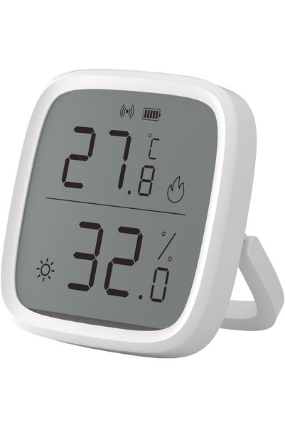 Salmore SNZB-02D ZigBee LCD Ekranlı Akıllı Sıcaklık ve Nem Sensörü | SNZB-02D