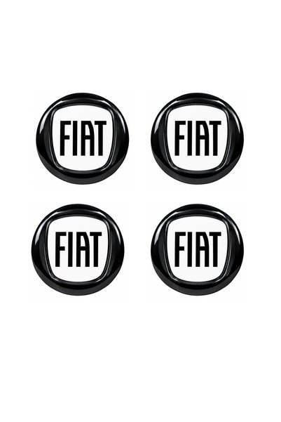 ZeuZ Fiat Egea Doblo Linea Punto Fiorino Albea Wheel Hub Center Cap 4 Pieces ...