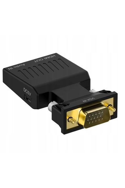 Co2 ADAPTOR CONVERTOR VGA LA HDMI D-SUB LA FULL HD + SUNET AUDIO