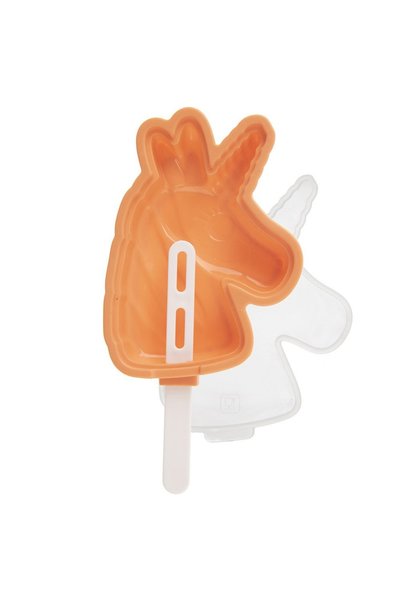 Orion Forma Silicon Inghetata Unicorn cu Capac, 15x9x2.5 cm, Portocaliu