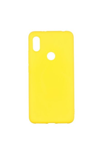 OEM Θήκη Σιλικόνης TPU Ματ Κίτρινη για Huawei Y6 2019 / Y6 Prime 2019 / Honor 8A