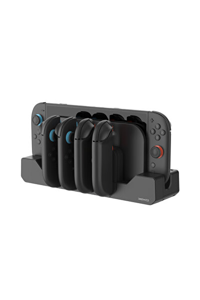 YAXO Stație de încărcare Joy-Con POWER SHOCK pentru NS2 Negru Techno